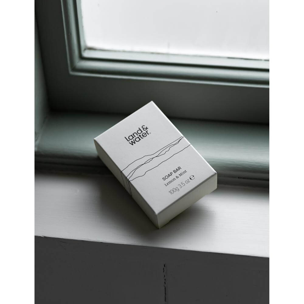 land&water Lemon & Mint Soap Bar 100g